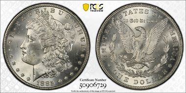 1885 $1 MS65
