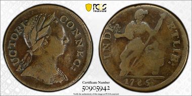 1785 CT 1/2P Round Head, Miller 6.1-A.1 VF25BN