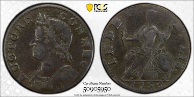 1786 CT 1/2P MB Left, Miller 5.4-G VF35BN
