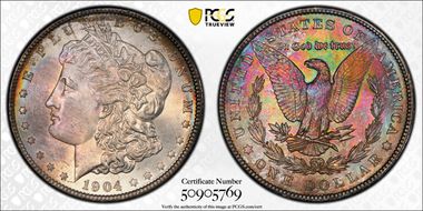1904 $1 MS65