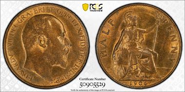 1906 1/2D S-3991 MS64RB