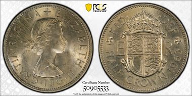 1963 1/2 Cr S-4145 MS64