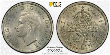 1951 Florin S-4107 MS63