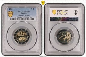 2021 € 2 Senior Citizens MS67