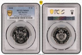 2020 € 10 PRO I.S.S. MS69