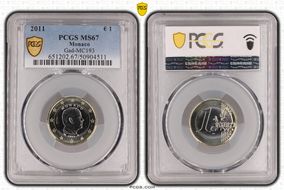 2011 € 1 Gad-MC193 MS67