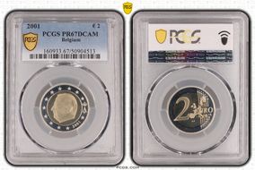 2001 € 2 PR67DCAM