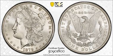 1879-S $1 MS67+