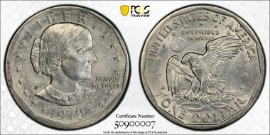 1979-P SBA$1 AU58