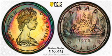 1972 S$1 Voyageur Ag SP68