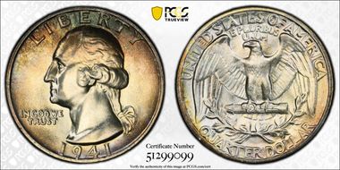 1941 25C MS66