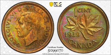 1939 1C MS63BN