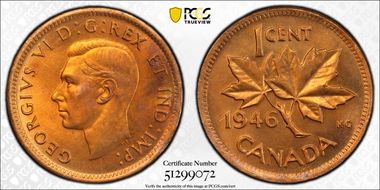 1946 1C MS65RD