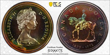 1973 S$1 R.C.M.P. Ag SP68