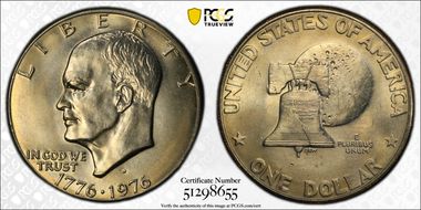 1976-D $1 Type 1 MS64