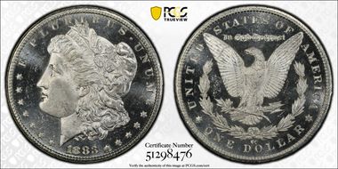1883-CC $1 MS64DMPL