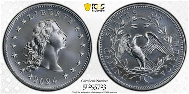2024 Medal Flowing Hair Ag 230th Anniversary First Strike MS70