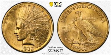 1932 $10 MS63