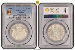 1906 2 Kr Independence MS62
