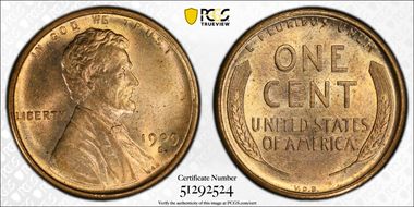 1909-S VDB 1C MS64RD