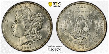 1901 $1 MS61