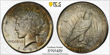 1928 $1 MS64