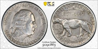 1927 50C Vermont AU55