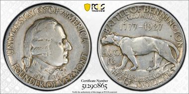 1927 50C Vermont VF25