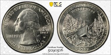 2019-W 25C Frank Church River of No Return NP MS65