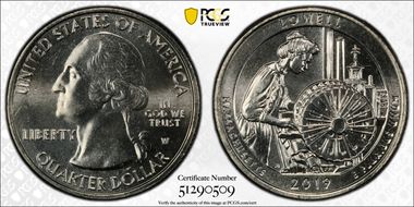 2019-W 25C Lowell NP MS65