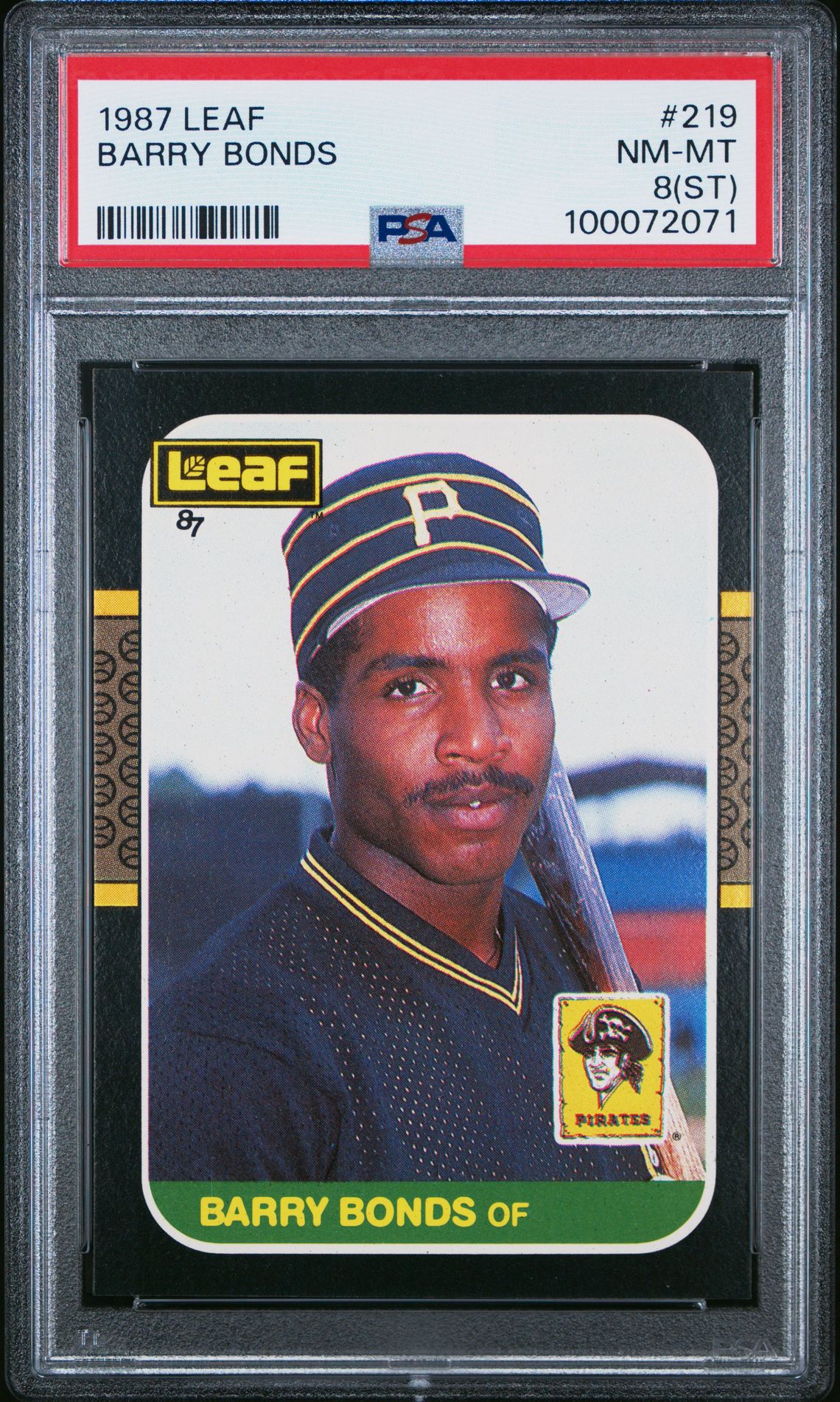 1987 Leaf LEAF #219 Barry Bonds front