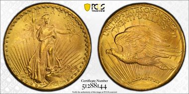 1928 $20 MS64