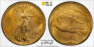1925 $20 MS64