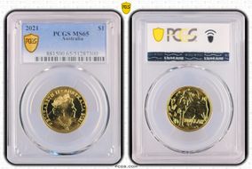 2021 $1 MS65
