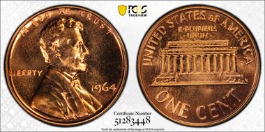 1964 1C MS67RD