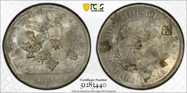 1876-CC T$1 FS-801, C-1.1 DDR Chopmarked N1