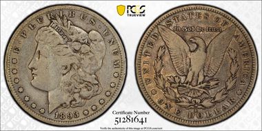 1893-S $1 F12