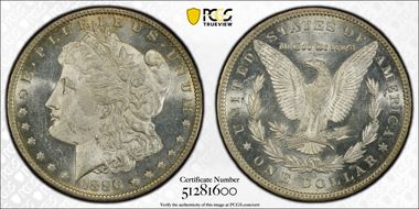 1886-O $1 MS62