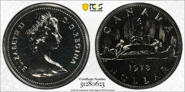 1978 $1 Voyageur Ni PL65