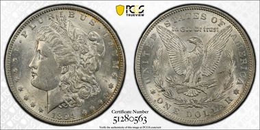 1894 $1 AU58