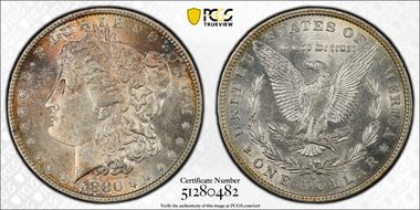 1880-O $1 AU58