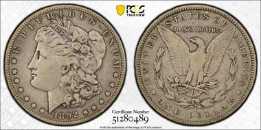 1892-S $1 F15
