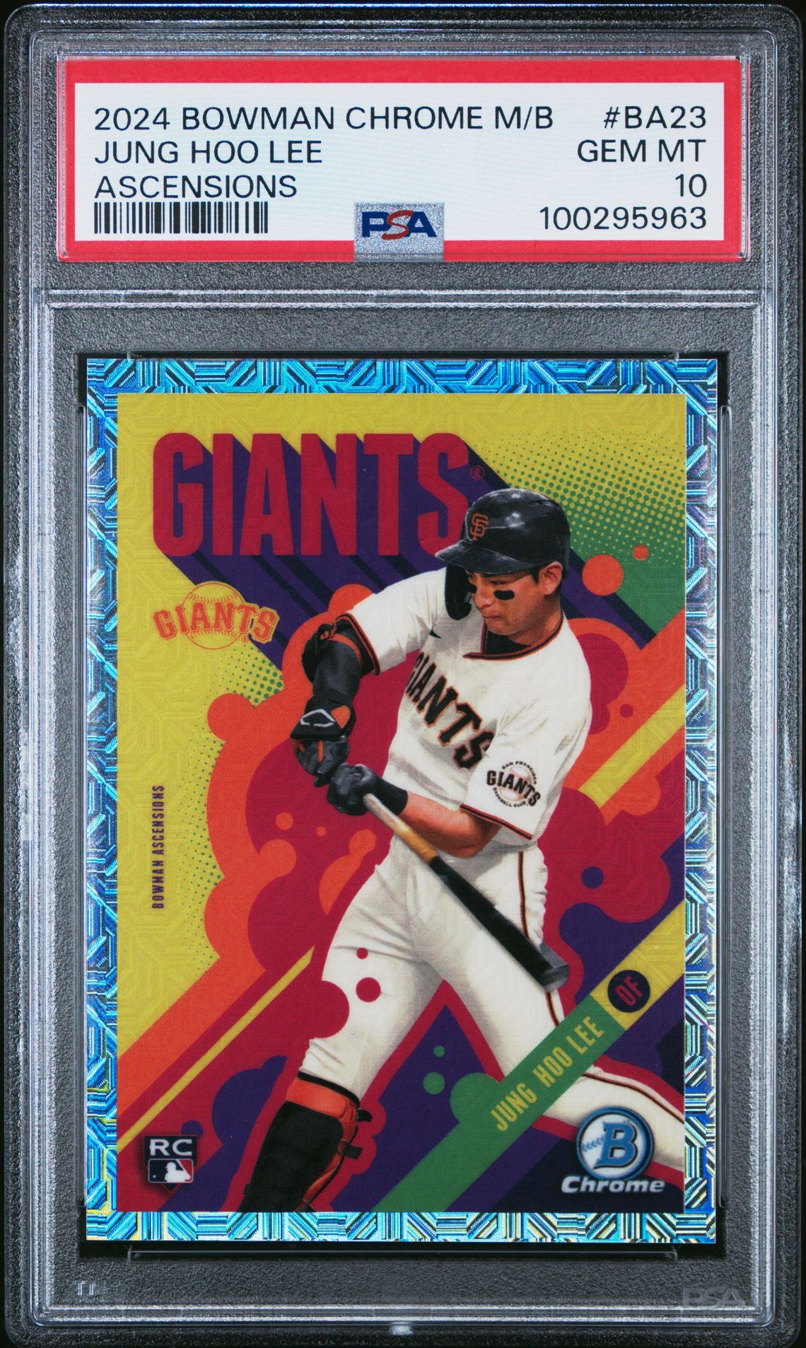 2024 Bowman Chrome BOWMAN CHROME MEGA BOX BOWMAN ASCENSIONS #BA23 Jung Hoo Lee front