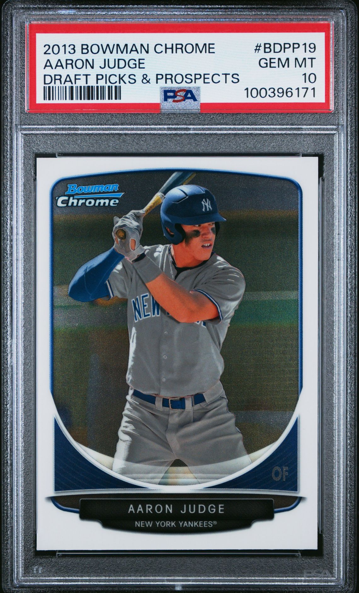 2013 Bowman Bowman Chrome #BDPP19 Aaron Judge front
