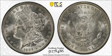1884-O $1 MS63