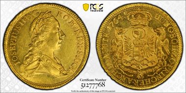 1764 Ducat Vienna KM-1831  Au MS61