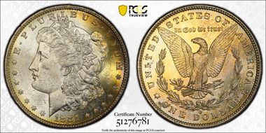 1881-O $1 MS62