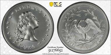 2024 Medal Flowing Hair Ag 230th Anniversary First Strike MS69