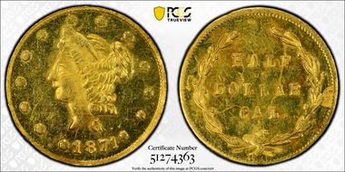 1871 G50C BG-1026 MS63PL