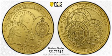 2021-CM $50 From Thaler to Dollar MS70